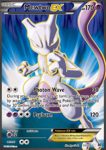 Mewtwo-EX (157/162) — Turbo Revolução