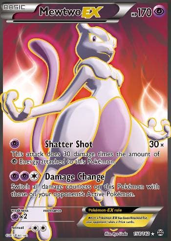 Carta Mewtwo-EX (158/162) do set Turbo Revolução — Pokémon TCG | Bynx
