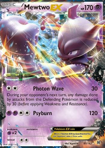 Mewtwo-EX (61/162) — Turbo Revolução