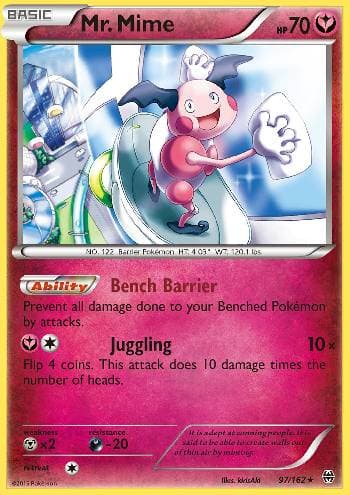 Carta Mr. Mime (97/162) do set Turbo Revolução — Pokémon TCG | Bynx