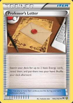 Carta Professor's Letter (146a/162) do set Turbo Revolução — Pokémon TCG | Bynx