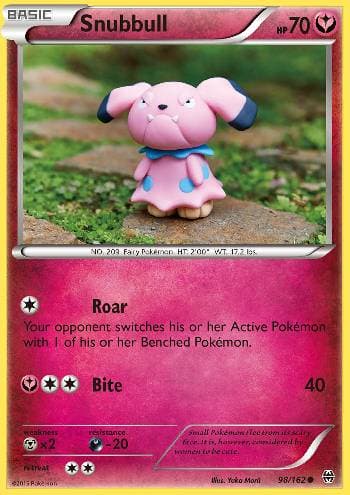 Carta Snubbull (98/162) do set Turbo Revolução — Pokémon TCG | Bynx