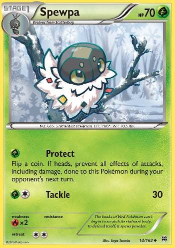 Carta Spewpa (14/162) do set Turbo Revolução — Pokémon TCG | Bynx