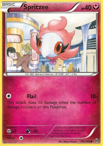 Carta Spritzee (105/162) do set Turbo Revolução — Pokémon TCG | Bynx