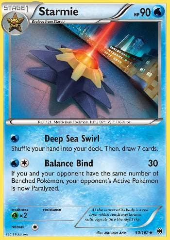 Carta Starmie (30/162) do set Turbo Revolução — Pokémon TCG | Bynx