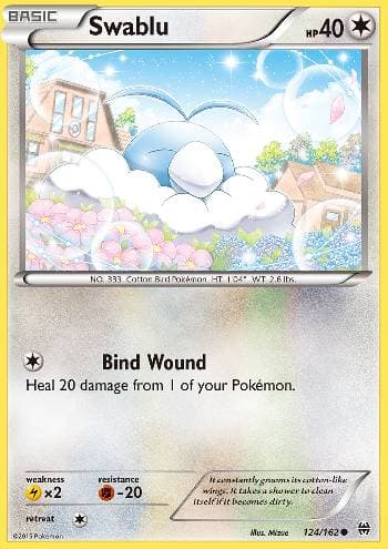 Carta Swablu (124/162) do set Turbo Revolução — Pokémon TCG | Bynx