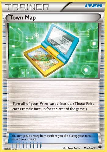 Carta Town Map (150/162) do set Turbo Revolução — Pokémon TCG | Bynx