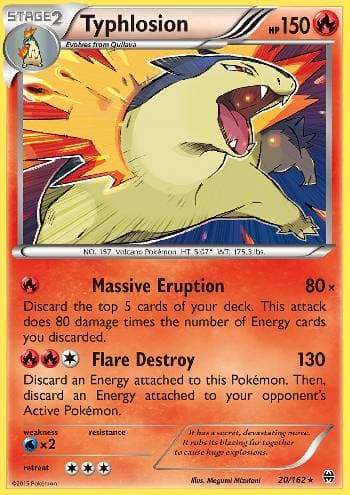 Carta Typhlosion (20/162) do set Turbo Revolução — Pokémon TCG | Bynx