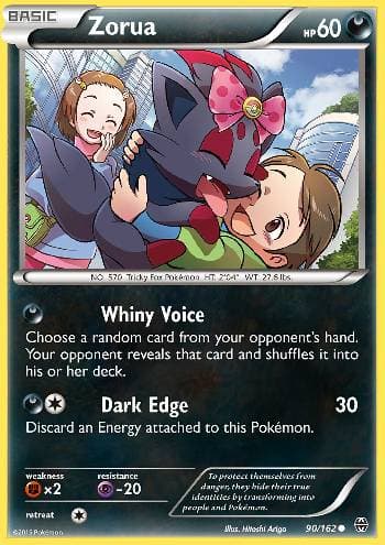 Carta Zorua (90/162) do set Turbo Revolução — Pokémon TCG | Bynx