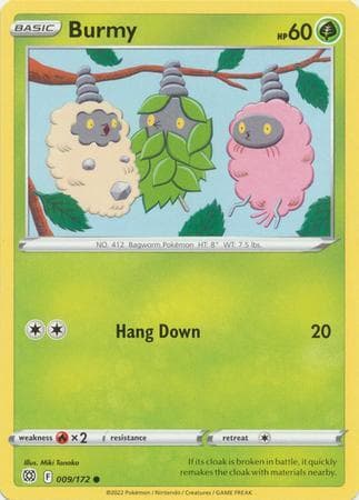 Carta Burmy (9/172) do set Astros Cintilantes — Pokémon TCG | Bynx