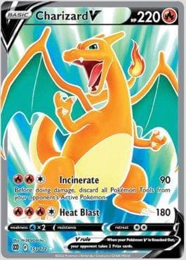 Carta Charizard-V (153/172) do set Astros Cintilantes — Pokémon TCG | Bynx