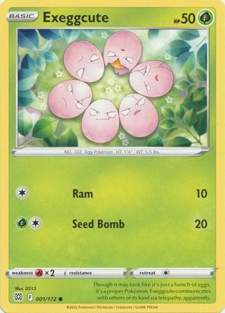 Carta Exeggcute (1/172) do set Astros Cintilantes — Pokémon TCG | Bynx