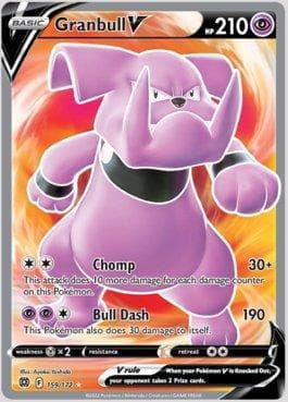 Carta Granbull-V (159/172) do set Astros Cintilantes — Pokémon TCG | Bynx