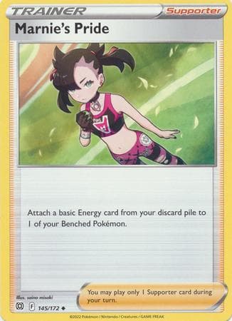Carta Marnie's Pride (145/172) do set Astros Cintilantes — Pokémon TCG | Bynx