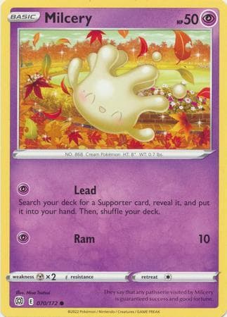 Carta Milcery (70/172) do set Astros Cintilantes — Pokémon TCG | Bynx