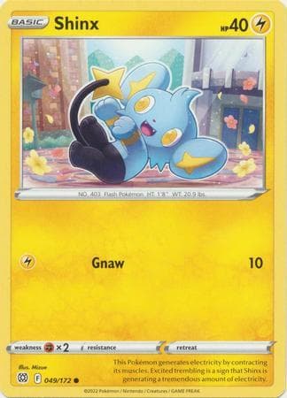 Carta Shinx (49/172) do set Astros Cintilantes — Pokémon TCG | Bynx