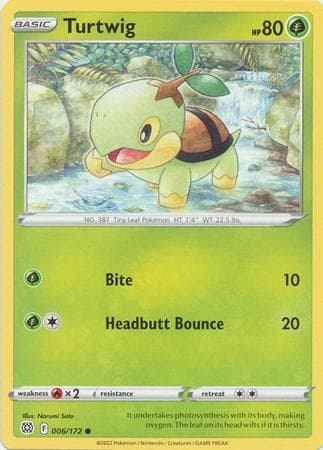 Carta Turtwig (6/172) do set Astros Cintilantes — Pokémon TCG | Bynx