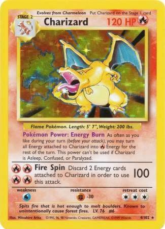 Charizard (4/102) — Coleção Básica