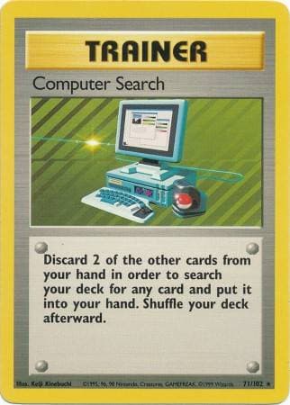 Carta Computer Search (71/102) do set Coleção Básica — Pokémon TCG | Bynx