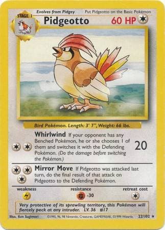 Pidgeotto (22/102) — Coleção Básica