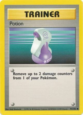 Carta Potion (94/102) do set Coleção Básica — Pokémon TCG | Bynx