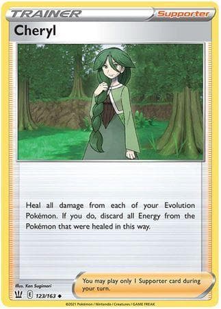 Carta Cheryl (123/163) do set Estilos de Batalha — Pokémon TCG | Bynx