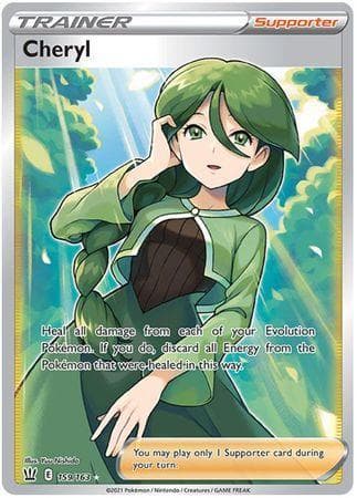 Carta Cheryl (159/163) do set Estilos de Batalha — Pokémon TCG | Bynx