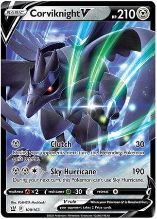Carta Corviknight-V (109/163) do set Estilos de Batalha — Pokémon TCG | Bynx