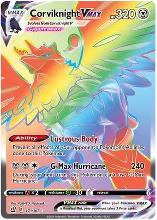 Carta Corviknight-VMAX (171/163) do set Estilos de Batalha — Pokémon TCG | Bynx