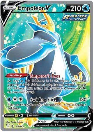 Carta Empoleon-V (145/163) do set Estilos de Batalha — Pokémon TCG | Bynx