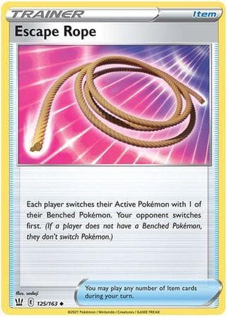 Carta Escape Rope (125/163) do set Estilos de Batalha — Pokémon TCG | Bynx