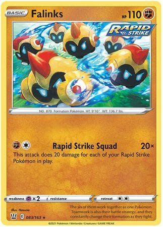 Carta Falinks (83/163) do set Estilos de Batalha — Pokémon TCG | Bynx