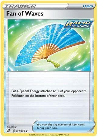 Carta Fan of Waves (127/163) do set Estilos de Batalha — Pokémon TCG | Bynx
