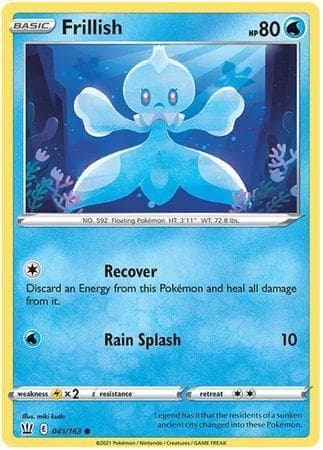 Carta Frillish (41/163) do set Estilos de Batalha — Pokémon TCG | Bynx