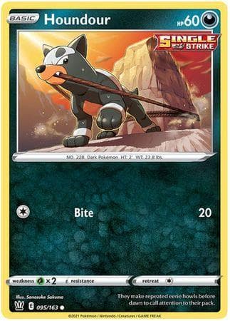 Carta Houndour (95/163) do set Estilos de Batalha — Pokémon TCG | Bynx
