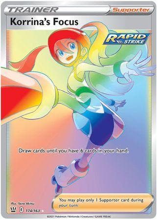 Carta Korrina's Focus (174/163) do set Estilos de Batalha — Pokémon TCG | Bynx