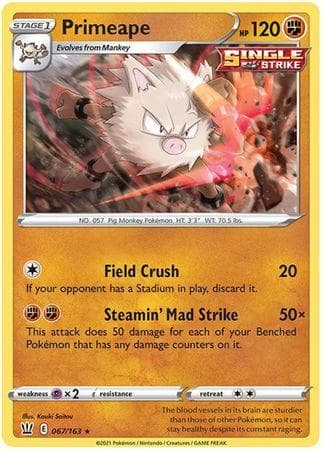Primeape (67/163) — Estilos de Batalha