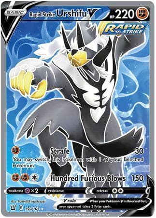 Carta Rapid Strike Urshifu-V (152/163) do set Estilos de Batalha — Pokémon TCG | Bynx