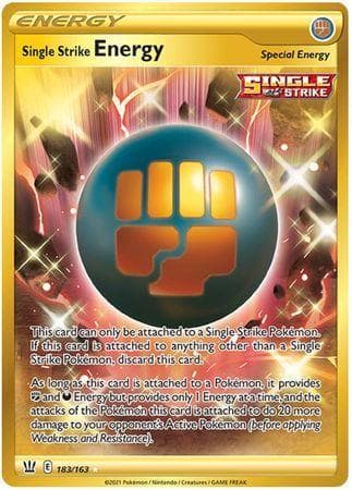 Single Strike Energy (183/163) — Estilos de Batalha