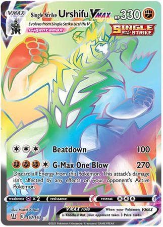 Carta Single Strike Urshifu-VMAX (167/163) do set Estilos de Batalha — Pokémon TCG | Bynx