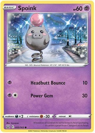 Spoink (55/163) — Estilos de Batalha
