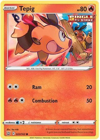 Tepig (23/163) — Estilos de Batalha
