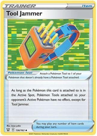 Carta Tool Jammer (136/163) do set Estilos de Batalha — Pokémon TCG | Bynx
