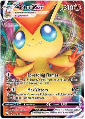 Carta Victini-VMAX (22/163) do set Estilos de Batalha — Pokémon TCG | Bynx