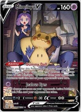 Carta Mimikyu-V (TG16/TG30) do set Astros Cintilantes - Galeria de Treinadores — Pokémon TCG | Bynx