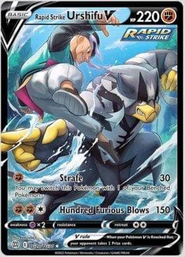 Carta Rapid Strike Urshifu-V (TG20/TG30) do set Astros Cintilantes - Galeria de Treinadores — Pokémon TCG | Bynx