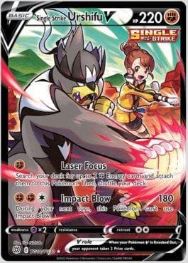 Carta Single Strike Urshifu-V (TG18/TG30) do set Astros Cintilantes - Galeria de Treinadores — Pokémon TCG | Bynx