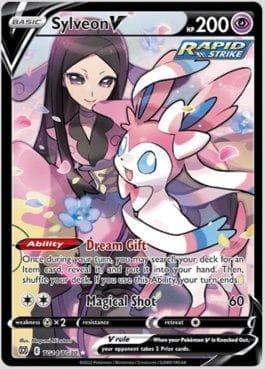 Carta Sylveon-V (TG14/TG30) do set Astros Cintilantes - Galeria de Treinadores — Pokémon TCG | Bynx