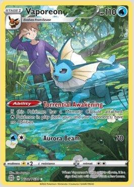 Carta Vaporeon (TG02/TG30) do set Astros Cintilantes - Galeria de Treinadores — Pokémon TCG | Bynx