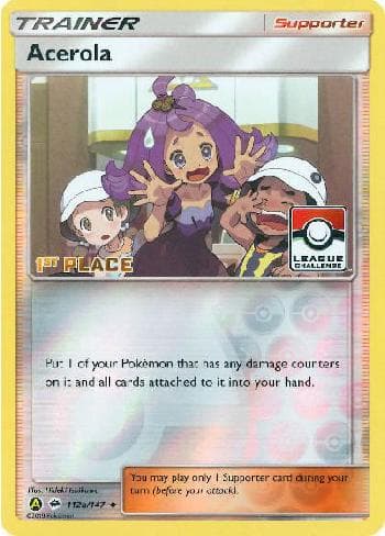 Carta Acerola (112a/147) do set Sombras Ardentes — Pokémon TCG | Bynx